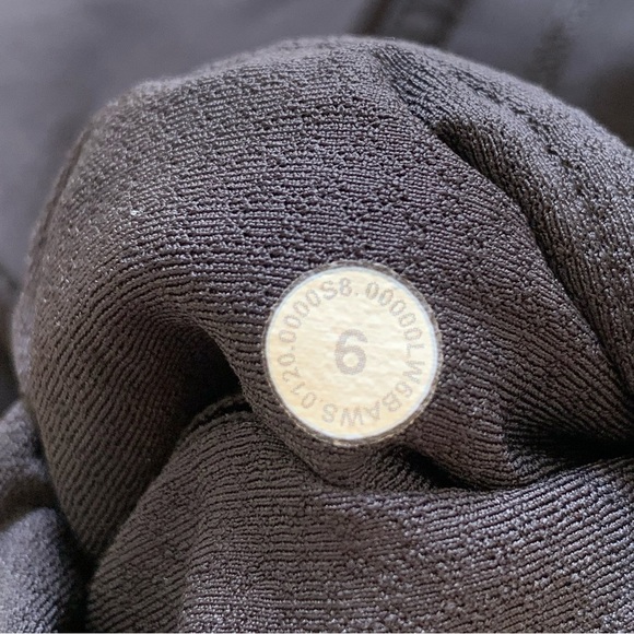 Lululemon Uncovered Strength High-Rise Crop Leggings 23” Black Sz 6 W6BAWS Mesh - Picture 10 of 14